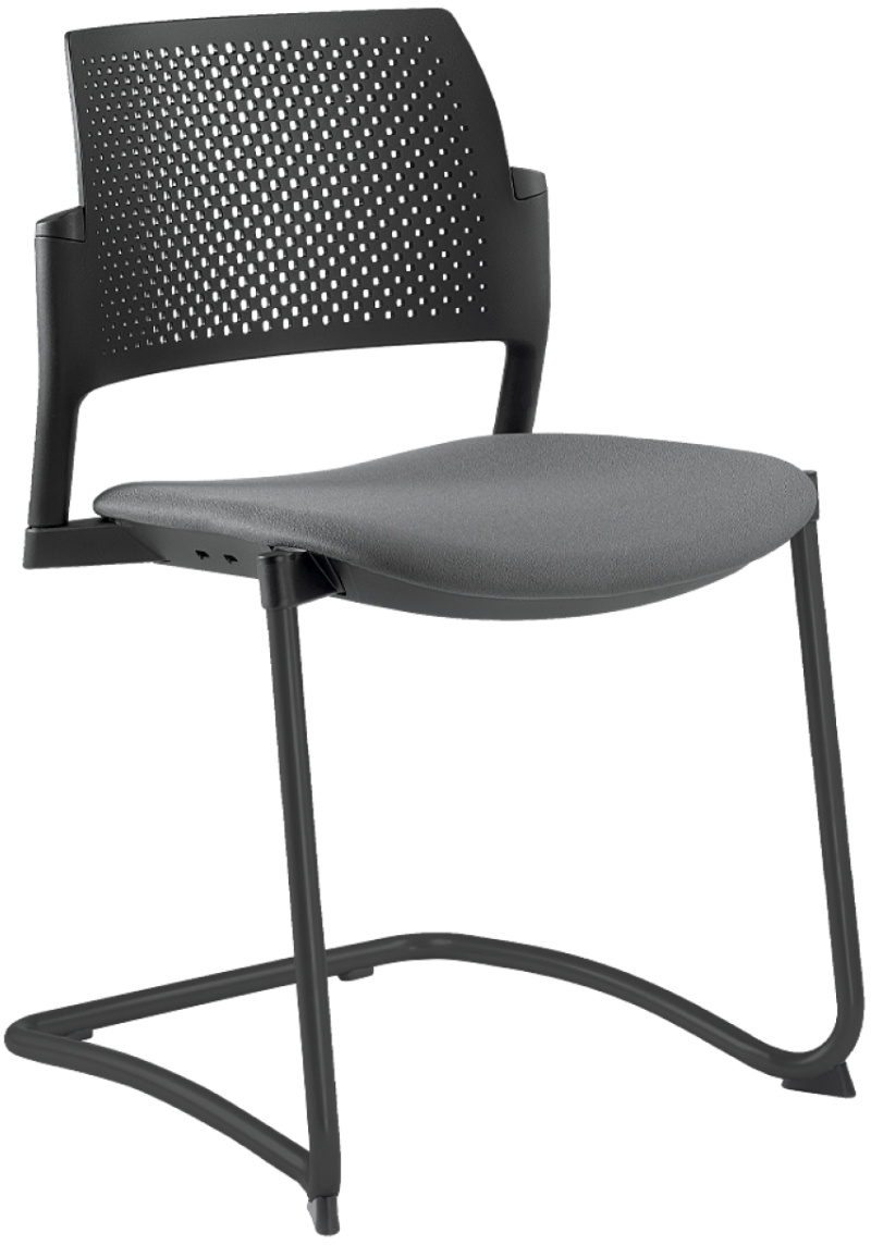 konferenčná stolička DREAM+ 101BL-Z-N1, kostra čierna