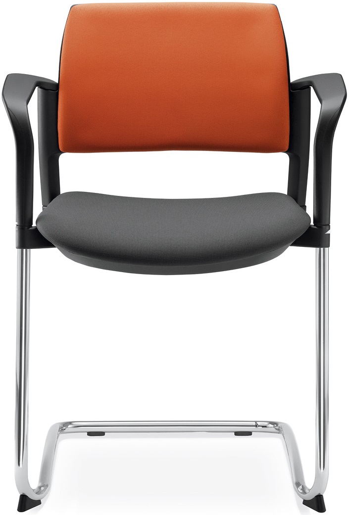 konferenčná stolička DREAM+ 104BL-Z-N4,BR, kostra chrom