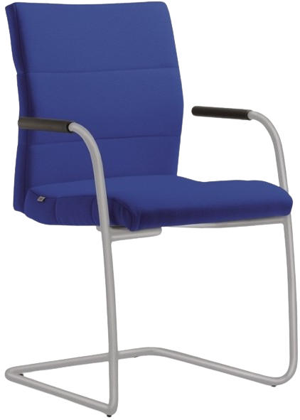 Konferenčná stolička LASER 682-Z-N2, kostra sivá