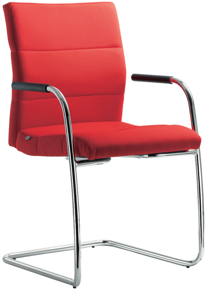 Konferenčná stolička LASER 682-Z-N4, kostra chróm