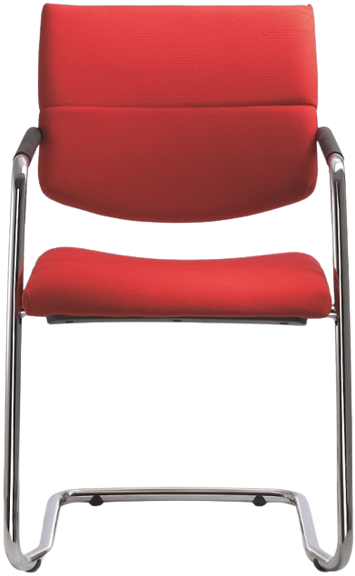 konferenčná stolička LASER 683-Z-N4, kostra chróm
