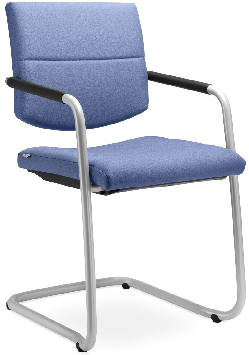 Konferenčná stolička LASER 683-Z-N2, kostra sivá