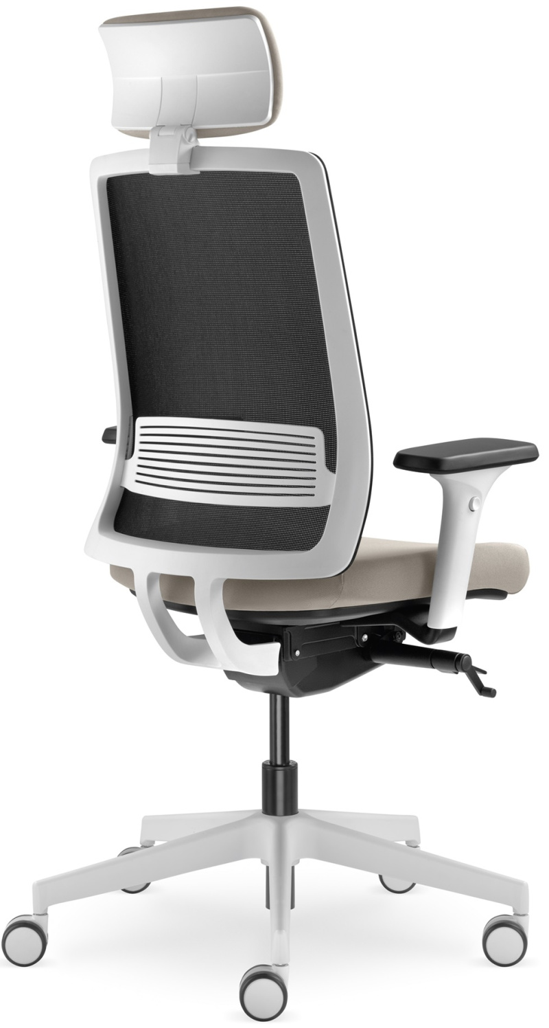 Kancelárska stolička Lyra AIR 215-WH-SYS