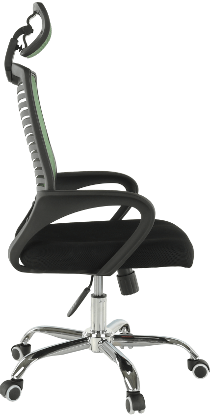 Kancelárská stolička, zelená/čierna/chrom, IMELA TYP 1