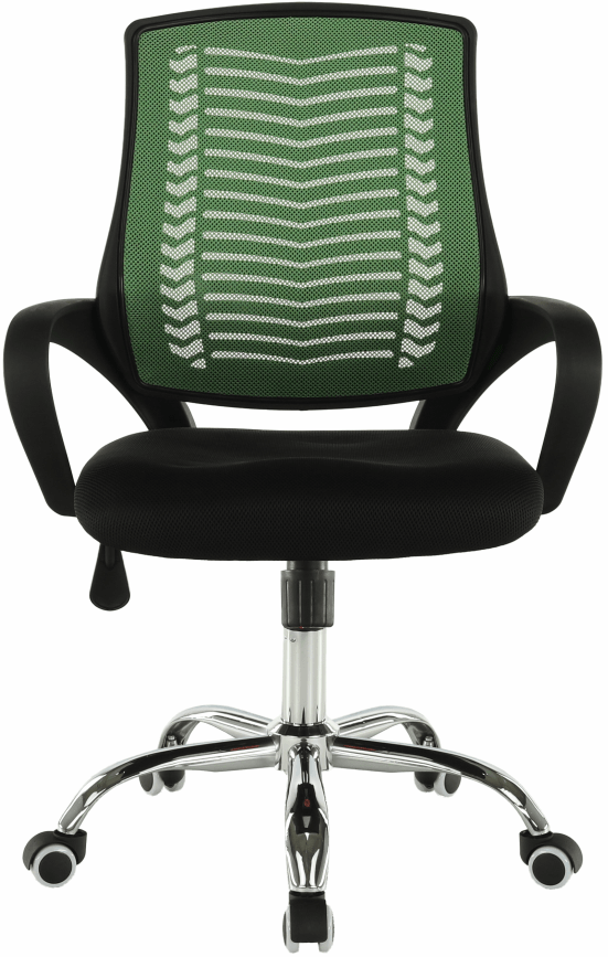 Kancelárská stolička, zelená/čierna/chrom, IMELA TYP 2