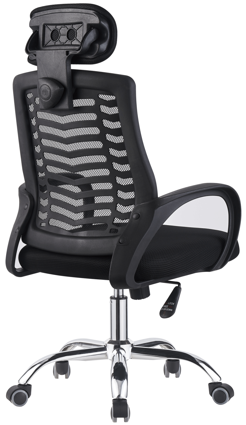 Kancelárská stolička, čierna/chrom, IMELA TYP 1_