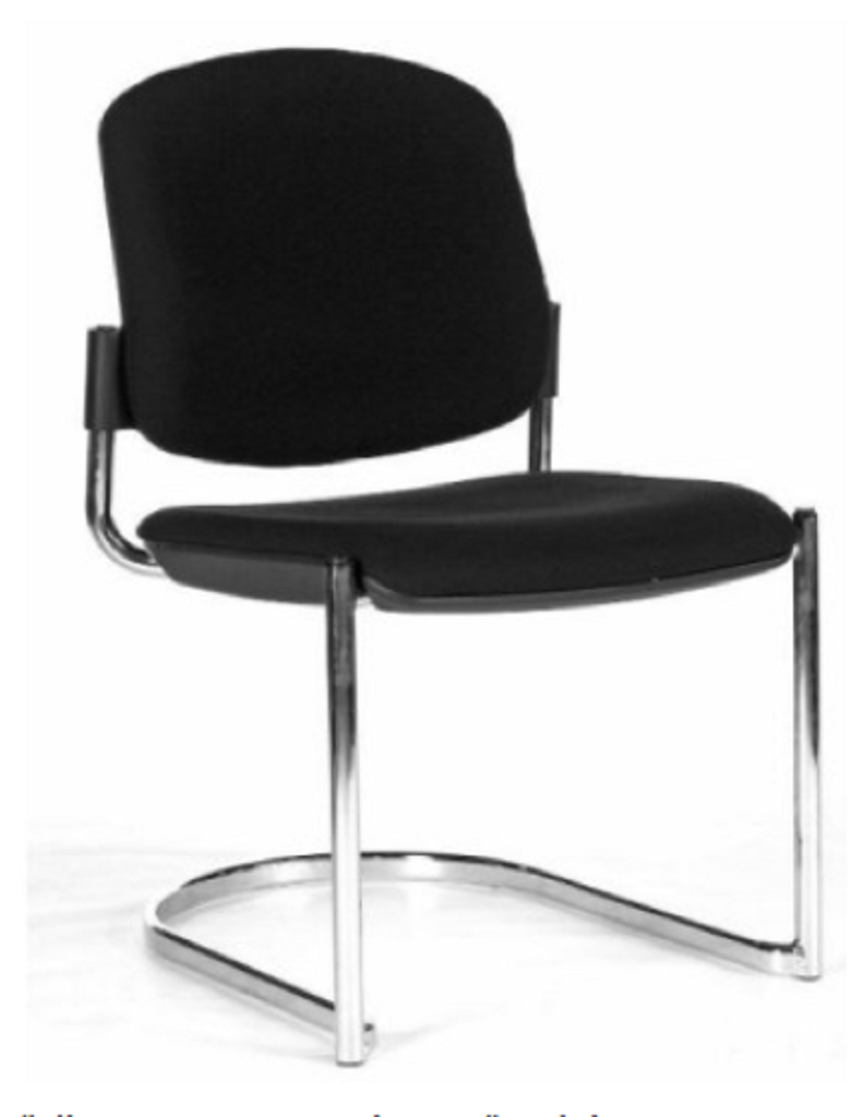 stolička OPEN CHAIR 40 - kostra čierna, bez podrúčok