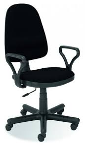 stolička BRAVO C11 včetně područek čierná otočná HALMAR