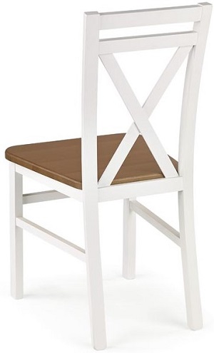 stolička DARIUSZ 2 biela/jelša halmar