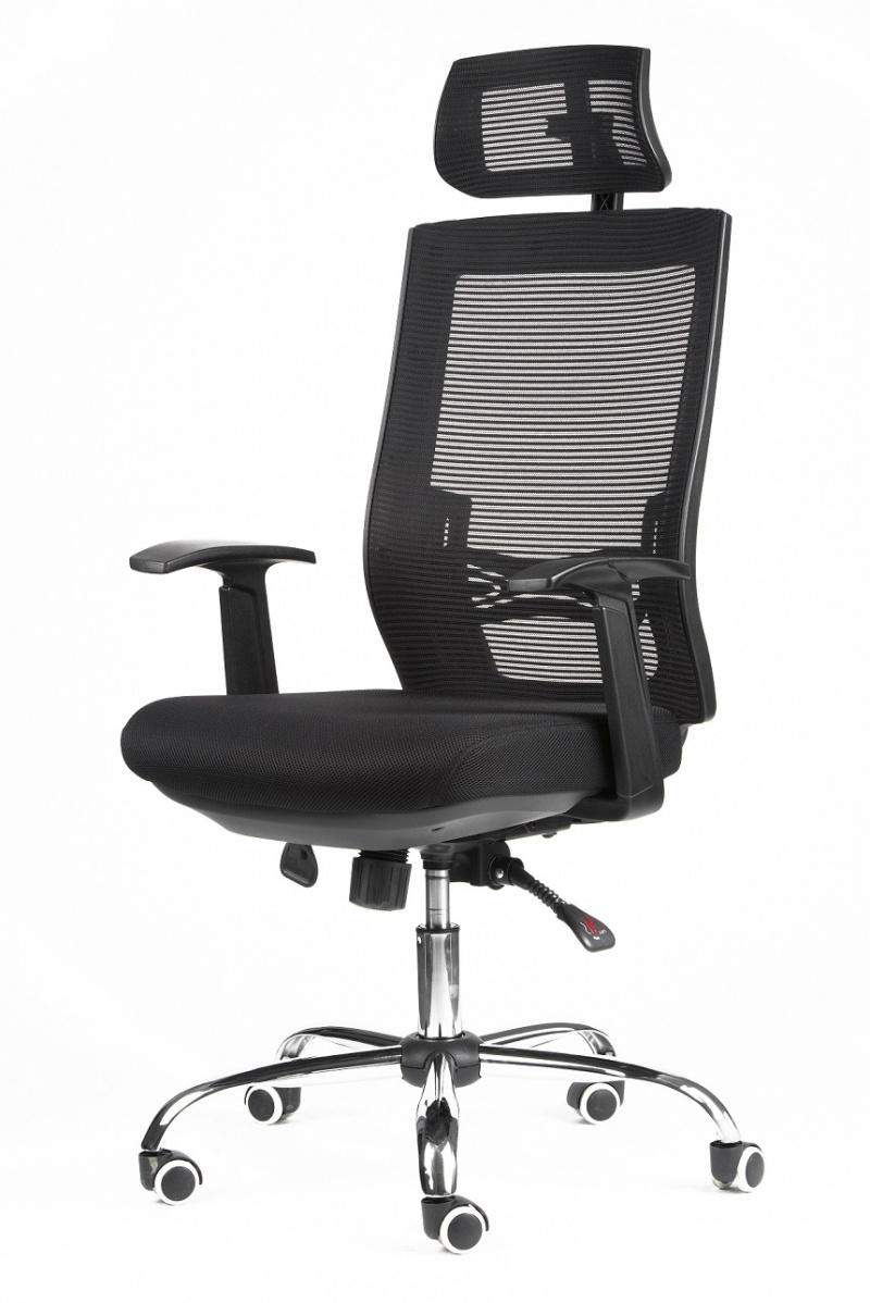 kancelárska stolička MARIKA YH-6068H čierna, č. AOJ008