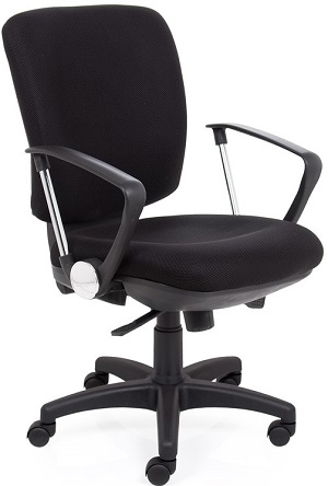 kancelárska stolička OHIO čierna peška