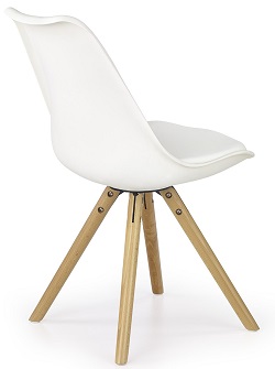 Jídelní židle K201 bílá Halmar