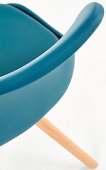 Jedálenská stolička K201 tyrkysová