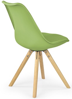 Jídelní židle K201 zelená Halmar