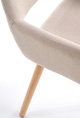Jídelní židle K283 béžová Halmar detail