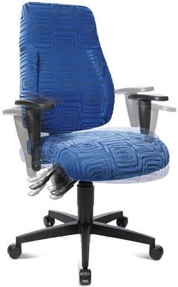 židle Lady Sitness Topstar modrá