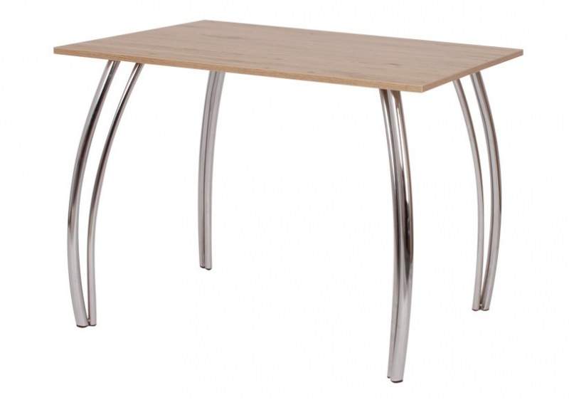 Jedálenský stôl DAKO II.,chrom.nohy 80x100 S146