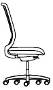 Plynový píst pro výšku sedáku 46 - 58 cm