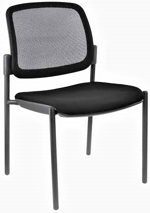 stolička OPEN CHAIR 10 - kostra čierna, bez podrúčok gallery main image