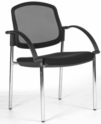 stolička OPEN CHAIR 10 - kostra čierna, s područkami gallery main image