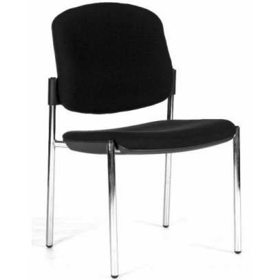 stolička OPEN CHAIR 20 - čierna, bez podrúčok