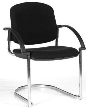 stolička OPEN CHAIR 40 - kostra čierna s područkami gallery main image