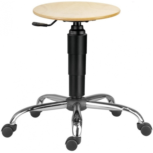 1290 9100 L TABURET, chróm, kolieska