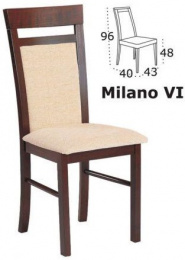 jedálenská stolička MILANO 6