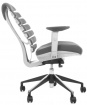 kancelárska stolička FISH BONES šedý plast, šedá látka TW12