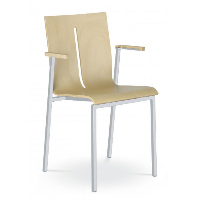 Konferenčná stolička TWIST 250-N2, kostra šedá