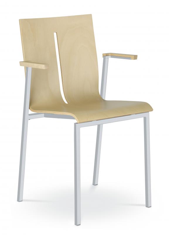 Konferenčná stolička TWIST 250-N2, kostra šedá gallery main image