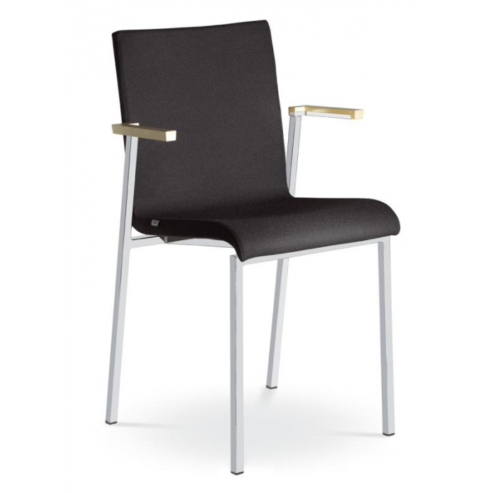 Konferenčná stolička TWIST 256-N1, kostra čierna