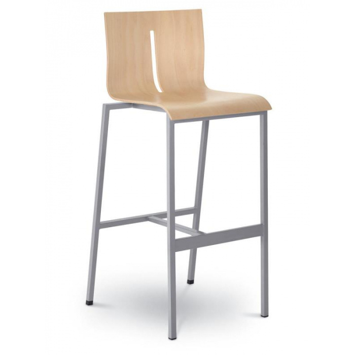 barová stolička TWIST 243-N2, kostra šedá