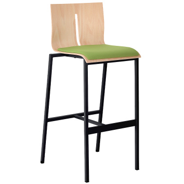 barová stolička TWIST 244-N1, kostra čierna