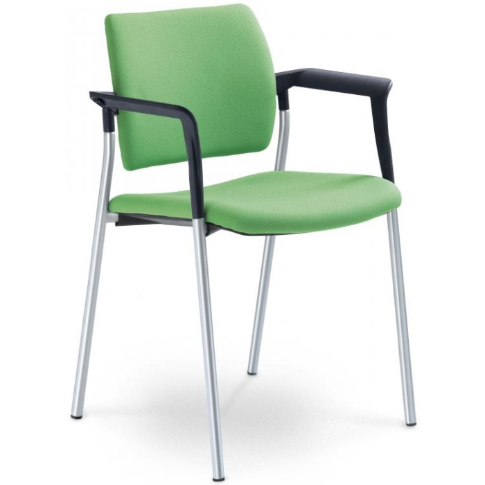 Konferenčná stolička DREAM 110-N2,BR, kostra sivá