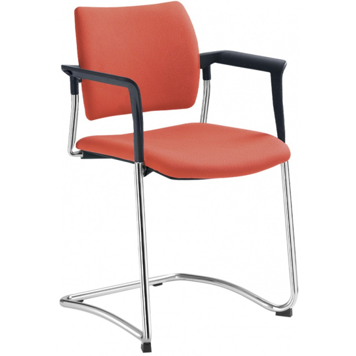 konferenčná stolička DREAM 130-Z-N4,BR, kostra chrom