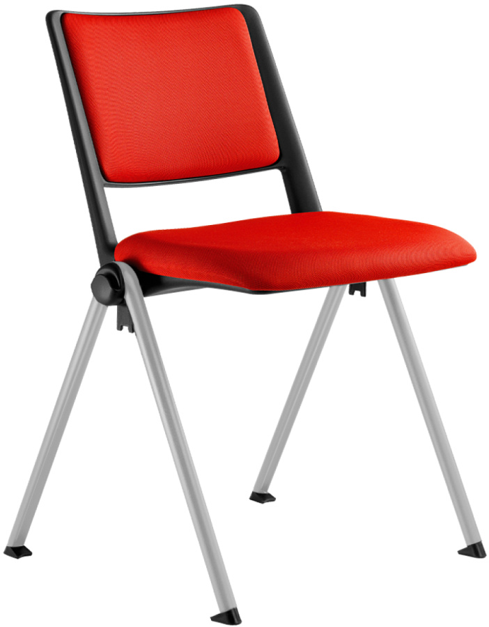 konferenčná stolička GO! 112-N2, kostra šedá gallery main image