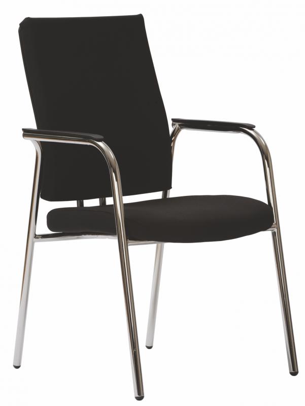 konferenčná stolička FLASH FL 750 E, kostra čierna gallery main image