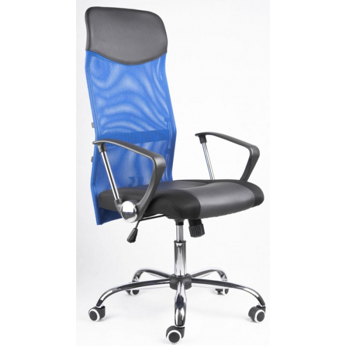 kancelárska stolička IDAHO modrá sieťovina