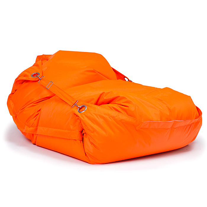 Sedací vak Omni Bag s popruhmi Fluorescent Orange 181x141