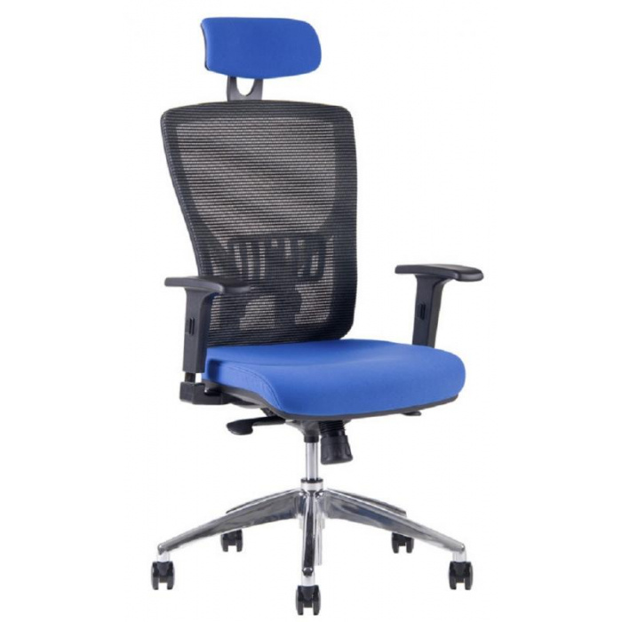 kancelárska stolička Halia MESH CHR SP - s podhlavníkem