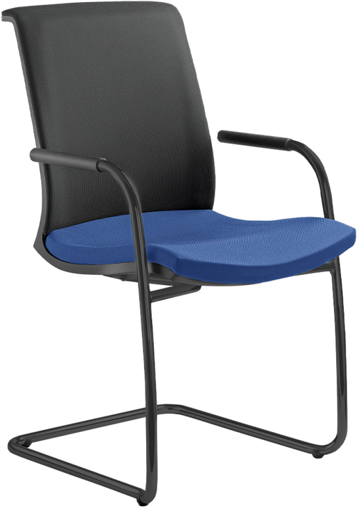Konferenčná stolička LYRA NET 204-Z-N1, kostra čierna gallery main image