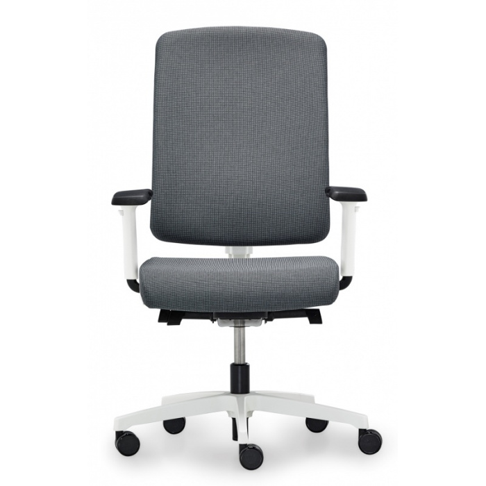 kancelárska stolička FLEXI FX 1116, bíele prevedenie