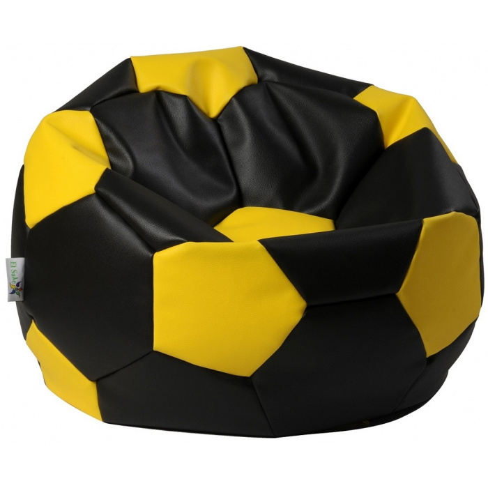 Sedací vak EUROBALL MEDIUM, SK3-SK5 čierno-žltý