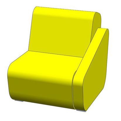 LD SEATING designové kreslo Open Port KR/BR, modulární