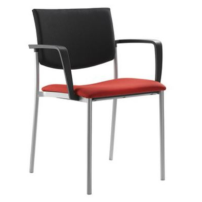 Konferenčná stolička SEANCE 090-N1 BR-N1, kostra čierna