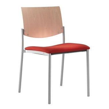 Konferenčná stolička SEANCE 091-N4, kostra chrom