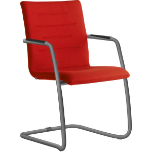 konferenčná stolička OSLO 225-Z-N2, kostra šedá
