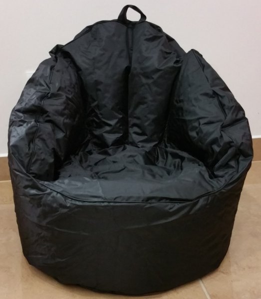 Sedací pytel Queen Chair čierny gallery main image