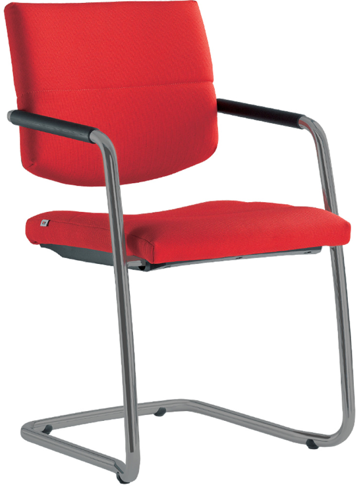 Konferenčná stolička LASER 683-Z-N2, kostra sivá gallery main image